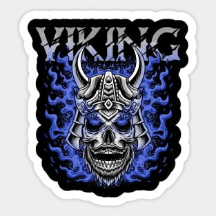 VIKING SKULL Sticker